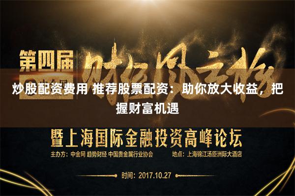 炒股配资费用 推荐股票配资：助你放大收益，把握财富机遇